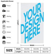 Lade das Bild in den Galerie-Viewer, Foto Fotografie Hintergrund Tuch selbst gestalten und bedrucken