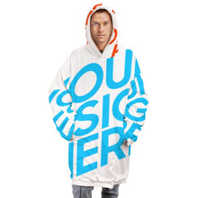 Lade das Bild in den Galerie-Viewer, Einzelbilddruck Herren / Männer Hoodie-Decke Warm Hoodie Wearable Sweatshirt-Decke, TV-Decke, Faule Kleidung Pyjamas Kapuzenpullover B412 mit Foto Text Muster selbst gestalten und bedrucken