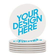 Lade das Bild in den Galerie-Viewer, Keramik Untertasse rund selbst gestalten und bedrucken