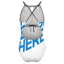 Lade das Bild in den Galerie-Viewer, 2025/ 2024 Damen / Frauen Einteiliger Badeanzug SDS2004 mit Foto selbst gestalten und bedrucken