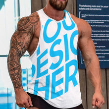 Lade das Bild in den Galerie-Viewer, Einzelbilddruck Männer / Herren Tanktop Muskelshirt Muscle Shirt BKREV1 mit Fotos Muster Text Logo selbst gestalten und bedrucken