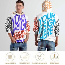 Lade das Bild in den Galerie-Viewer, Multi-Image-Design Herren / Männer Hoodie Kapuzenpullover Kapuzensweatshirt A37H mit Foto Design Motiv Text selbst gestalten und bedrucken