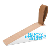 Lade das Bild in den Galerie-Viewer, Türstopper Zugluftstopper aus Holz mit Foto selbst gestalten und bedrucken