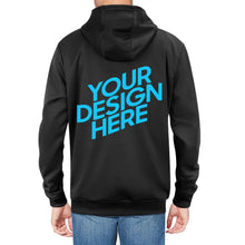 Lade das Bild in den Galerie-Viewer, Unisex Damen / Herren Kapuzenpullover Vorder- und Rückseitendruck mit Fotos Muster Text Logo selbst gestalten und bedrucken