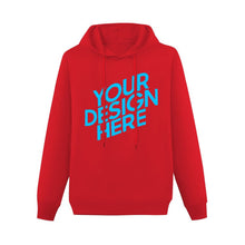Lade das Bild in den Galerie-Viewer, Herren Kapuzenpullover Hoodie / Sweatshirt mit Kapuze mit Taschen / Frontdruck mit Foto Text selbst gestalten und bedrucken