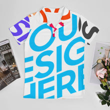 Lade das Bild in den Galerie-Viewer, Multi-Image-Design Kinder Jungen 3-16 Jahre Alt Poloshirt Kurzarm J62T mit Foto Design Motiv Text selbst gestalten und bedrucken