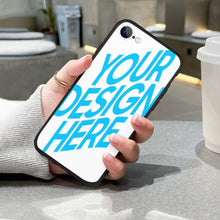 Lade das Bild in den Galerie-Viewer, iPhone SE TPU Handyhülle mit Fotos Muster Text Logo selbst gestalten und bedrucken