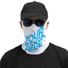 Lade das Bild in den Galerie-Viewer, Multifunktionstuch Gesichtstuch Weiß selbst gestalten und bedrucken