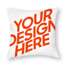 Lade das Bild in den Galerie-Viewer, Einseitiger Druck 2er Set Kuschelkissen Kissenbezug Polyester Kissenhülle für Zierkissen, Dekokissen, Sofakissen, Couchkissen mit Fotos Muster Text Logo selbst gestalten und bedrucken