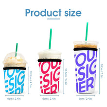 Lade das Bild in den Galerie-Viewer, 3 Stück / Set Multi-Image-Druck Handgemachte Hülle Becher Hülle Tasse Pullover mit Fotos Muster Text Logo selbst gestalten und bedrucken