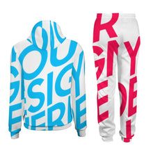 Lade das Bild in den Galerie-Viewer, Damen / Herren Unisex Kapuzenpullover Hoodie 2-tgl. Set / Trainingsanzug mit Foto selbst gestalten und bedrucken