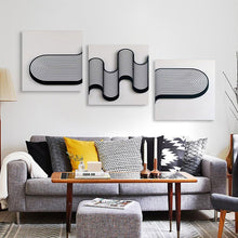 Lade das Bild in den Galerie-Viewer, Quadrat-Stil Ganzes Bild 3 Panel hängende Poster / Leinwandbild 3-teilig / Leinwand Malerei Wandbilder mit Foto selbst gestalten und bedrucken