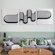 Lade das Bild in den Galerie-Viewer, Quadrat-Stil Ganzes Bild 3 Panel hängende Poster / Leinwandbild 3-teilig / Leinwand Malerei Wandbilder mit Foto selbst gestalten und bedrucken