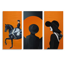 Lade das Bild in den Galerie-Viewer, Multi-Image Design Druck 3 Panel hängende Poster vertikal 1:2 / Leinwandbild 3-teilig / Leinwand Malerei Wandbilder mit Foto selbst gestalten und bedrucken