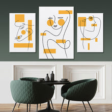 Lade das Bild in den Galerie-Viewer, 3 Panel hängende Poster in Vertikale Kombination / Leinwandbild Malerei 3 Panel / 3-teilig Wandbilder mit Foto selbst gestalten und bedrucken