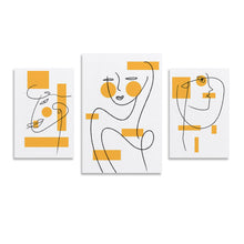 Lade das Bild in den Galerie-Viewer, 3 Panel hängende Poster in Vertikale Kombination / Leinwandbild Malerei 3 Panel / 3-teilig Wandbilder mit Foto selbst gestalten und bedrucken