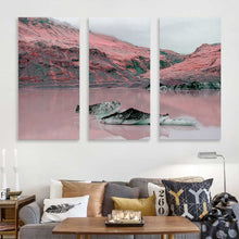 Lade das Bild in den Galerie-Viewer, 3 Panel hängende Poster vertikal 1:2 / Leinwandbild 3-teilig / Leinwand Malerei Wandbilder mit Foto selbst gestalten und bedrucken