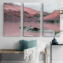 Lade das Bild in den Galerie-Viewer, 3 Panel hängende Poster vertikal 1:2 / Leinwandbild 3-teilig / Leinwand Malerei Wandbilder mit Foto selbst gestalten und bedrucken