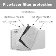 Lade das Bild in den Galerie-Viewer, 3 Stück / Packung Erwachsene Alltagsmaske Mund-Nasen-Maske Gesichtsmaske mit Filtern 20*15cm mit verstellbaren Ohrenschlaufen selbst gestalten und bedrucken