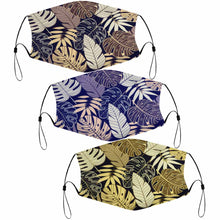 Lade das Bild in den Galerie-Viewer, 3 Stück / Packung Erwachsene Alltagsmaske Mund-Nasen-Maske Gesichtsmaske mit Filtern 20*15cm mit verstellbaren Ohrenschlaufen selbst gestalten und bedrucken