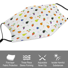 Lade das Bild in den Galerie-Viewer, 3 Stück / Packung Kinder Mund-Nasen-Maske Gesichtsmaske mit Filter mit 3 verschiednen Fotos selbst gestalten und bedrucken