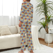 Lade das Bild in den Galerie-Viewer, Multi-Image-Druck Damen / Frauen DTZ Pyjama im Hemdblusenlook (1 tlg., 1 Stück) Schlafanzug Nachthemd durchgeknöpft mit Fotos Muster Text Logo selbst gestalten und bedrucken