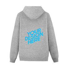 Lade das Bild in den Galerie-Viewer, Hoodie Kapuzenpullover mit Taschen Rückendruck Herren selbst gestalten und bedrucken