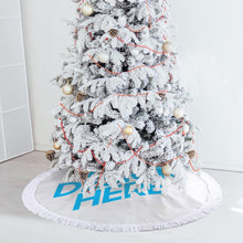 Lade das Bild in den Galerie-Viewer, Weihnachtsbaumrock Weihnachtsbaumdecke mit Fransenspitze selbst gestalten und bedrucken