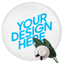 Lade das Bild in den Galerie-Viewer, Rundes Strandtuch 60"×60" selbst gestalten und bedrucken