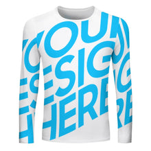 Lade das Bild in den Galerie-Viewer, Einzelbilddruck Herren / Männer Voll Druck Langarmshirt TSHIRT EL mit Fotos Muster Text Logo selbst gestalten und bedrucken