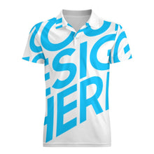 Lade das Bild in den Galerie-Viewer, Einzelbilddruck Polo Shirt TSHIRT HT Männer / Herren mit Fotos Muster Text Logo selbst gestalten und bedrucken