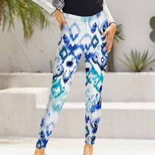 Lade das Bild in den Galerie-Viewer, Leggings Sportswear Sporthose Yoga Hose NZ205 für Damen Frauen mit Foto Text selbst gestalten und bedrucken