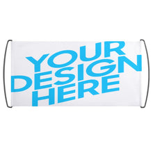 Lade das Bild in den Galerie-Viewer, Handschwenkende Flagge mit Foto Design Motiv Text selbst gestalten und bedrucken