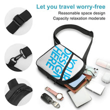 Lade das Bild in den Galerie-Viewer, Unisex Mini Faltbare Brusttasche A004 Schultertasche Umhängetasche Sling Bag Rucksack Crossbody Rucksack mit Foto / Text selbst gestalten und bedrucken