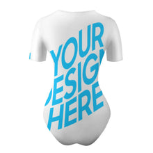 Lade das Bild in den Galerie-Viewer, Stringbody Bodysuit Damenbody T-Shirt-Body Shaping-Body JJ1209 für Damen Frauen mit Foto Text selbst gestalten und bedrucken