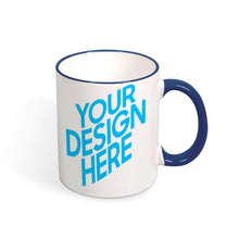 Lade das Bild in den Galerie-Viewer, Sonderangebot Farbbecher mit Mund und Griff aus Keramik selbst gestalten und bedrucken