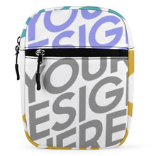 Lade das Bild in den Galerie-Viewer, Multi-Image-Druck Damen & Herren All Over-Druck Mini Umhängetasche Schultertasche Klein Q026 mit Fotos Muster Text Logo selbst gestalten und bedrucken