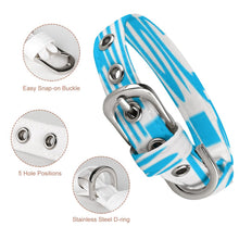 Lade das Bild in den Galerie-Viewer, Haustier Halsband für Hunde und Katzen Q025 mit Fotos Muster Text Logo selbst gestalten und bedrucken