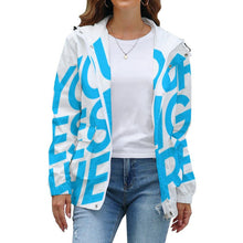 Lade das Bild in den Galerie-Viewer, Digitaldruck Jacke Kurzjacke Wendejacke Kurze Übergangsjacke Printjacke A537 für Damen Frauen selbst gestalten und bedrucken
