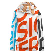 Lade das Bild in den Galerie-Viewer, Multi-Image-Druck All Over-Druck Kapuzensweatshirt melierter Sweater mit Kapuze & Kontrastdetails AKHDHC3 mit Fotos Muster Text Logo selbst gestalten und bedrucken