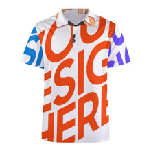 Lade das Bild in den Galerie-Viewer, Multi-Image-Design Damen / Frauen Kurzarm Poloshirt TEE Shirt B613 mit Foto Design Motiv Text selbst gestalten und bedrucken