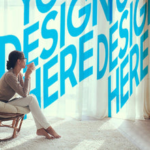 Lade das Bild in den Galerie-Viewer, Gazevorhang (Zwei Teile sind gleich) 140x198cm selbst gestalten und bedrucken