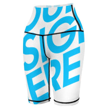Lade das Bild in den Galerie-Viewer, Elegante Yoga Hose 1/2 Sporthose Damen / Frauen YJ047 selbst gestalten und bedrucken