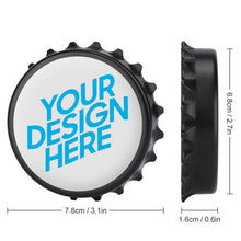 Lade das Bild in den Galerie-Viewer, Flaschenöffner/Kühlschrankmagnete Schwarz-Stil selbst gestalten und bedrucken