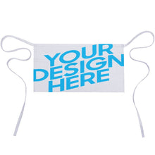 Lade das Bild in den Galerie-Viewer, Wasserdichte Schürze Halbe Schürze Kochschürze Küchenschürze mit Foto Design Motiv Text selbst gestalten und bedrucken