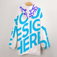Lade das Bild in den Galerie-Viewer, Einzelbilddruck Damen / Frauen Hoodie-Decke Warm Hoodie Wearable Sweatshirt-Decke, TV-Decke, Faule Kleidung Pyjamas Kapuzenpullover mit Foto Text Muster selbst gestalten und bedrucken