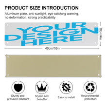 Lade das Bild in den Galerie-Viewer, Eisenschilder mit Foto Text selbst gestalten und bedrucken