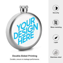 Lade das Bild in den Galerie-Viewer, Weinflasche aus Lebensmittelqualität Metall Edelstahl Doppelseitiger Druck mit Foto (Acryl-Aufkleber) selbst gestalten und bedrucken