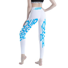 Lade das Bild in den Galerie-Viewer, Lange Yoga Hose Eng Damen / Frauen selbst gestalten und bedrucken