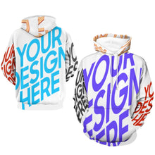 Lade das Bild in den Galerie-Viewer, Multi-Image-Design Herren / Männer Hoodie Kapuzenpullover Kapuzensweatshirt A37H mit Foto Design Motiv Text selbst gestalten und bedrucken